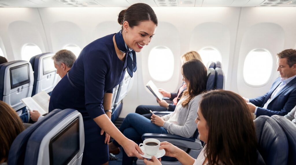 Atendimento ao Passageiro: O Papel do Comissário de Voo na Experiência de Voo